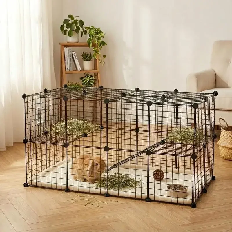 PawHut 36 Panels Small Animal  - Rabbit Cage Wire review and price