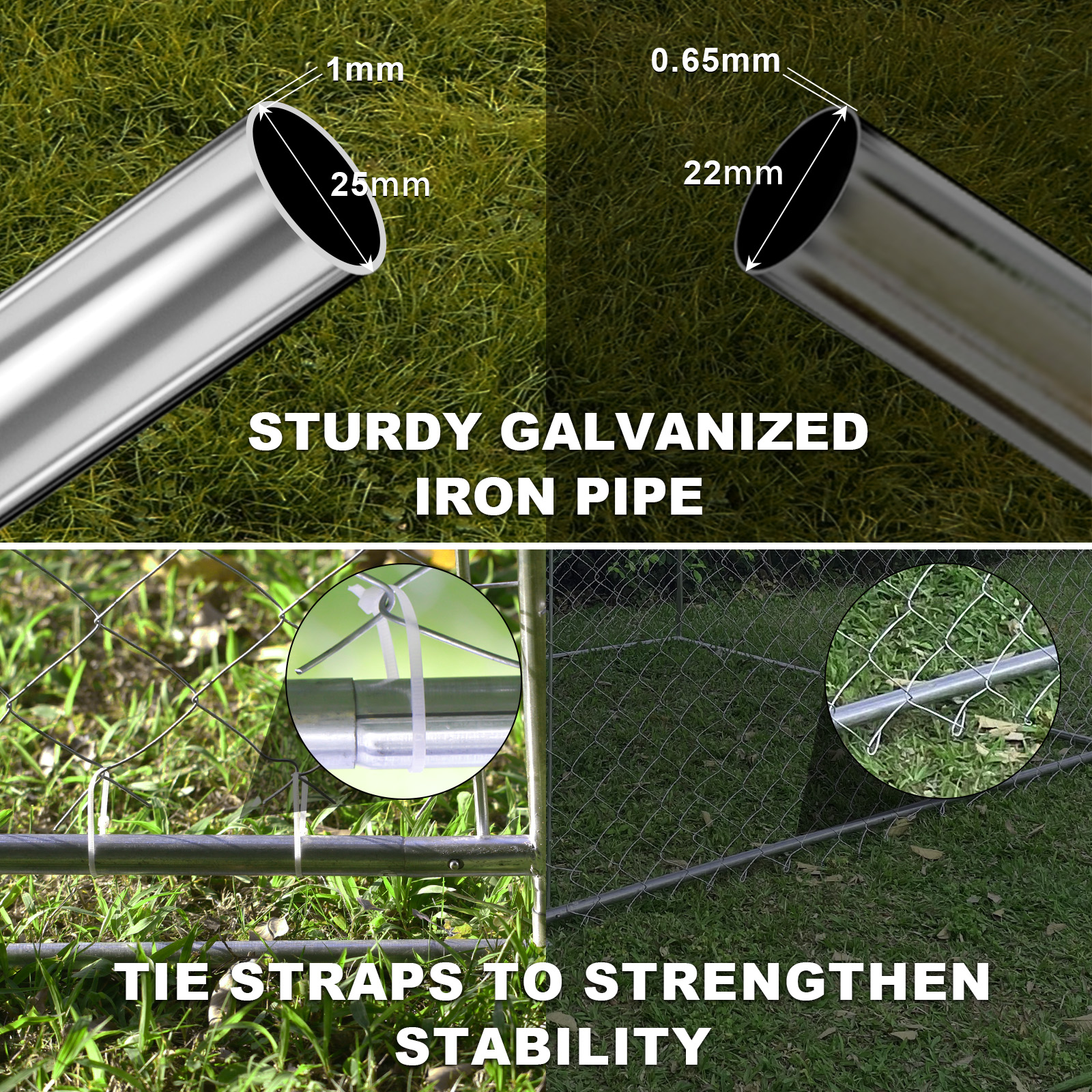 Teousev 10x 10 ft Metal Chicke - Rabbit Cage Wire review and price