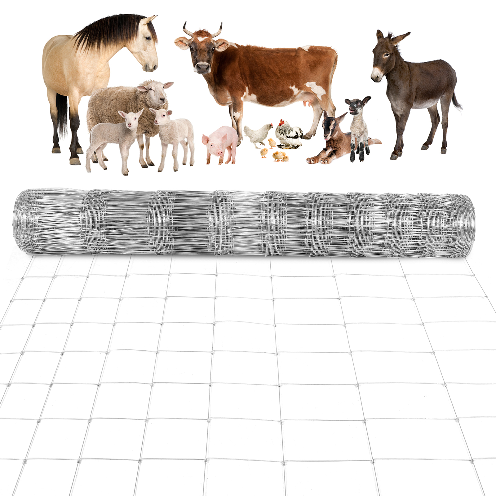 5FT/6FT Metal Farm Fence Net A - Farming Agriculture & Cooking review and price